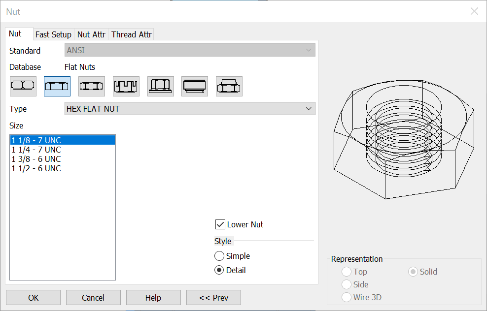 KeyCreator Pro Tools Fastener Set Dialog 3