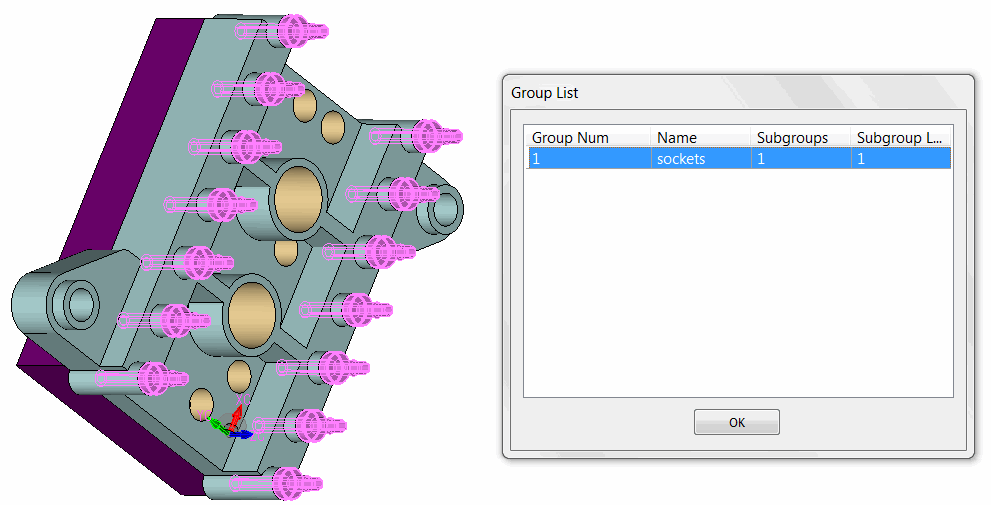 Keycraetor Viewer List Groups example