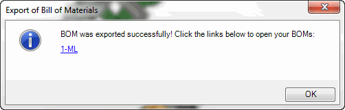 KeyCreator Tools Open BOM Export Info