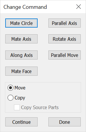 KeyCreator Transform Matting Change Command Dialog