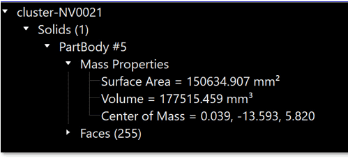 Kubotek Kosmos Validate Mass Properties