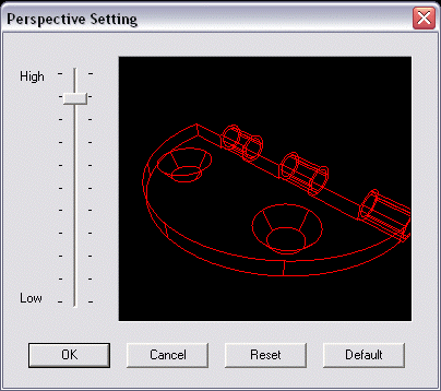 KeyCreator Perspective options