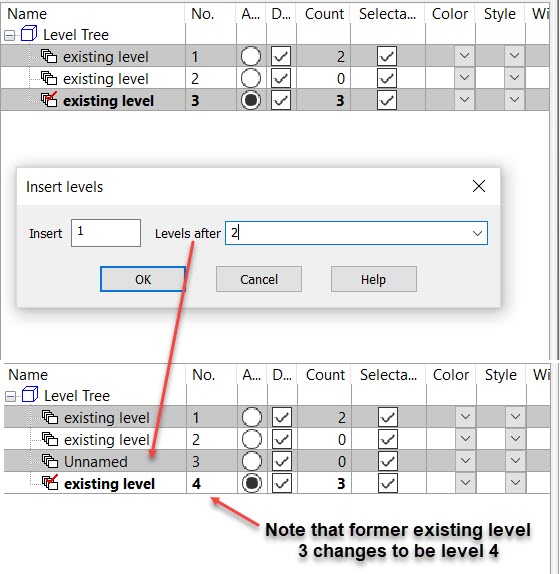 KeyCreator Pro View Levels Insert