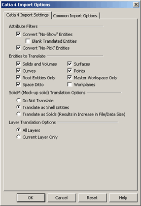 KeyCreator Import Catia 4