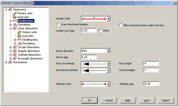 KeyCreator Drafting Style Editor example 2