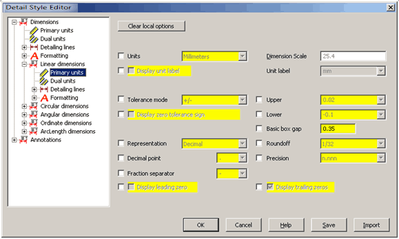 KeyCreator Drafting Style Editor example 4