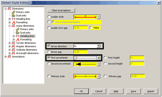 KeyCreator Drafting Style Editor Detail Lines example 3