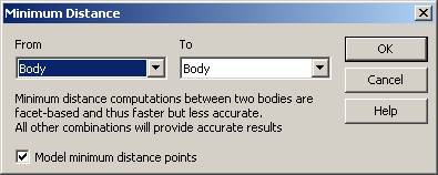 KeyCreator Verify Distance Minimum dialog