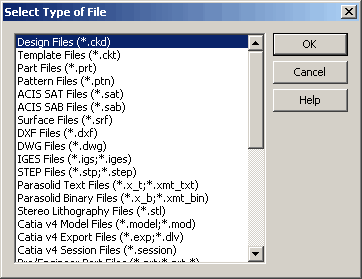 KeyCreator Prime Import select type