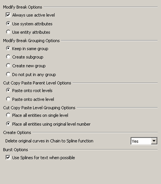 KeyCreator Tools Options Print Plot Entities