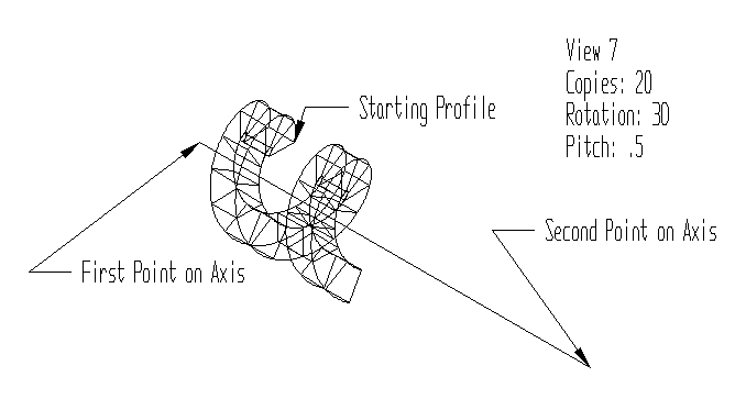 KeyCreator Transform Helix example