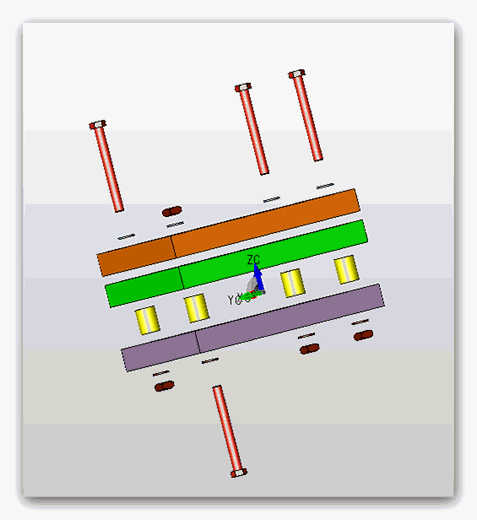 KeyCreator Transform Explode Solid example 2